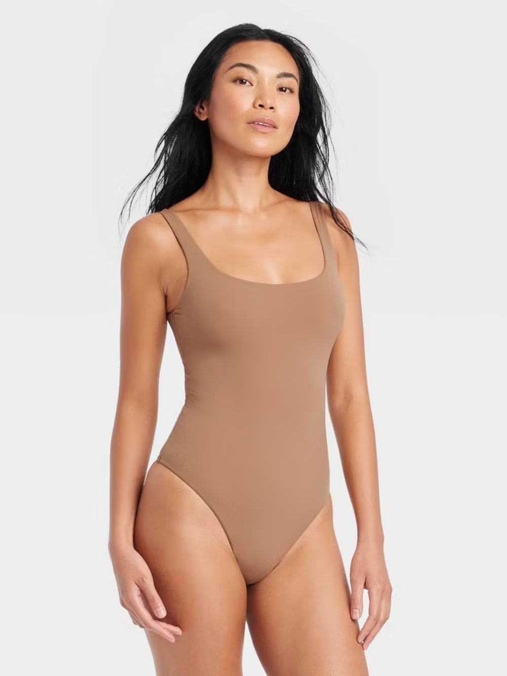 Auden Women 4-Way Stretch Tank Bodysuit